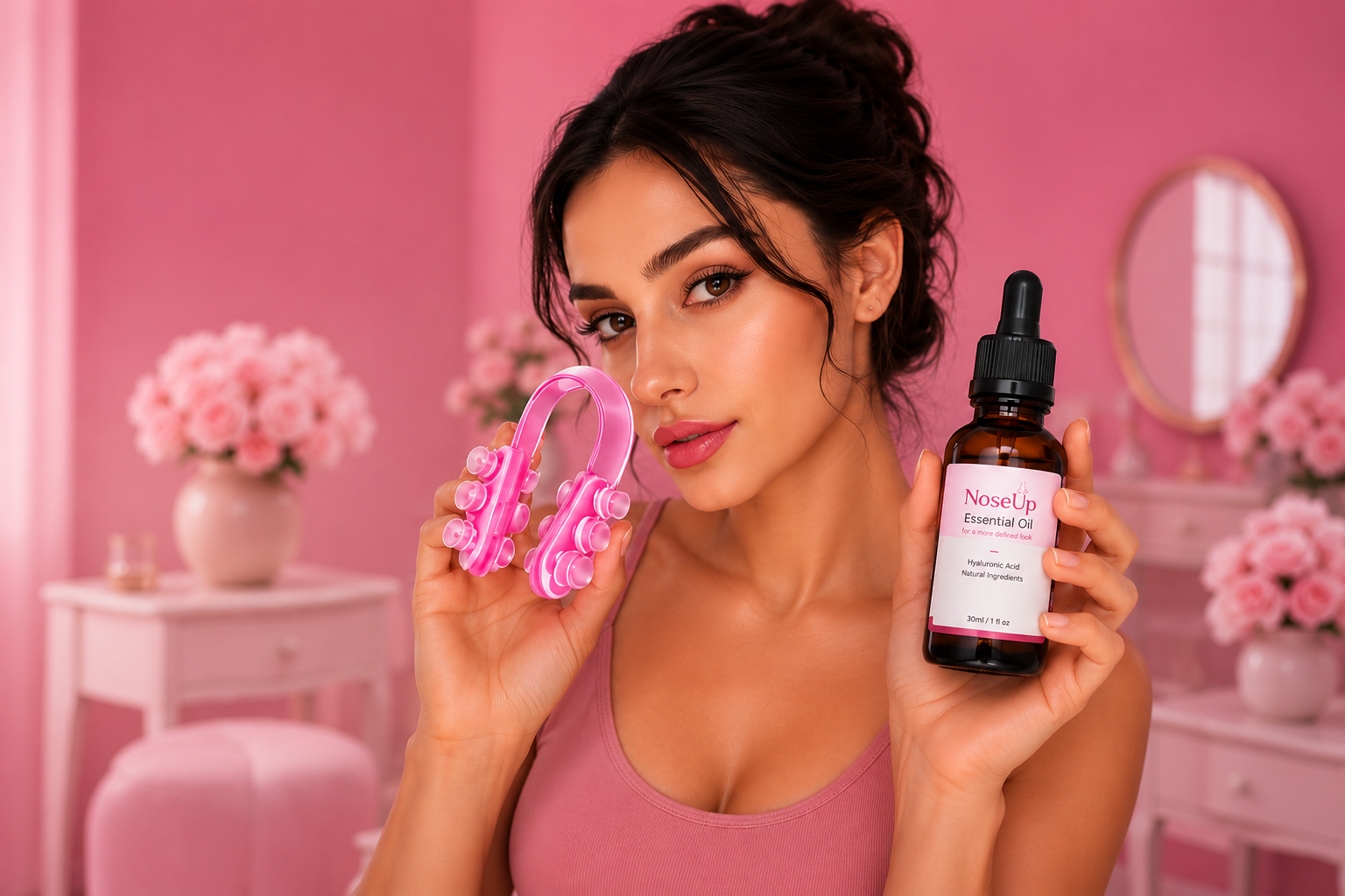 NoseUp model with products